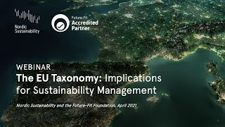 EU Taxonomy – Implications for Sustainability Management [upl. by Zelten849]