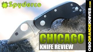 Spyderco Chicago C130GP Knife Street Legal Mini  OsoGrandeKnives [upl. by Hasen754]