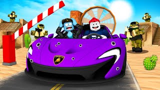 Wir DURCHBRECHEN die GRENZE mit LAMBORGHINI  A Dusty Trip Roblox [upl. by Earal]