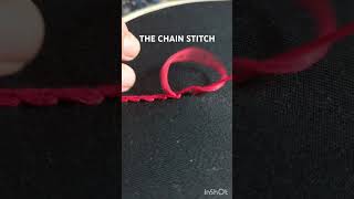 The chain stitch tutorial embroidery art tutorial diy embroiderytechniques timelapse [upl. by Nagek]