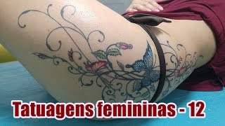 Tatuagens femininas  12 Tatuagens grandes By Jackson Baltazar Moraes [upl. by Schmitt]