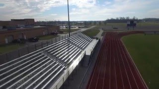 Stadium Bleachers from Granite Industries  Archbold Football Field [upl. by Layod]