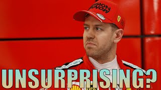 Why Ferraris Treatment Of Sebastian Vettel In 2020 ISNT Surprising [upl. by Alburg]