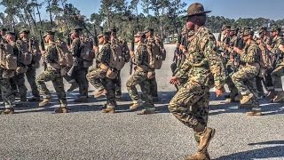 Marines Recruits Drill Practice [upl. by Gow438]