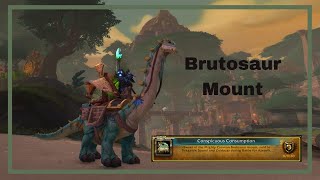 Mount Drop Mighty Caravan Brutosaur Mount  Finally WoW BFA 83 [upl. by Leddy510]