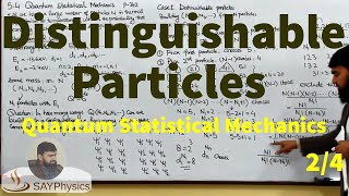 L512 Quantum statistical mechanics the general case distinguishable particles [upl. by Tihor]