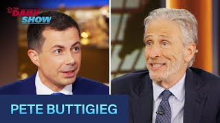 Pete Buttigieg on Kamala Harris’s Campaign VP Vetting amp JD Vance  The Daily Show [upl. by Iknarf]