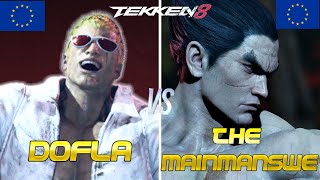 Tekken 8 ▰ TheMainManSwe Kazuya Vs Dofla Bryan ▰ Ranked Matches [upl. by Hey]