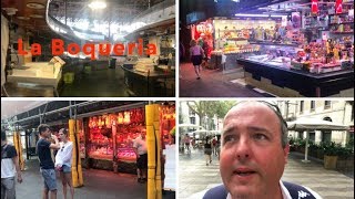 Visite de la BOQUERIA à BARCELONE en ESPAGNE [upl. by Amat]