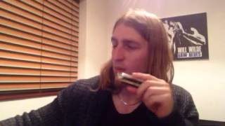 SONNY TERRY  5 SIGNATURE LICKS Harmonica Tutorial [upl. by Cartwell]