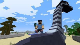 Minecraft Dinosaurs  Part 29  Mineshaft Shenanigans and Fossils [upl. by Fazeli]