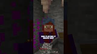 Farming Infinite Lava with Dripstone in Survival Minecraft [upl. by Allevon659]