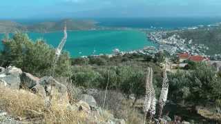 GREECE CRETE KRETA Plaka Elounda amp Spinalonga hdvideo [upl. by Hseyaj]