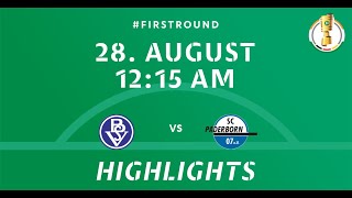 DFBPokal 202425 Round 1  Bremer SV vs SC Paderborn  DFB Pokal Match Highlights  August 18 2024 [upl. by Cullan]