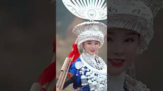 Did you come to Lushengtang to meet by chance Miao girl Lusheng dance  Asking for Flowers Belt [upl. by Eatnuahs]