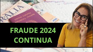 Fraude 2024 Cidadania Italiana [upl. by Suivatna]