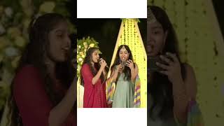 Anjitha and sree singing song pullothi sree anji shorts shami pullothi fyp viral shorts [upl. by Annatnom]