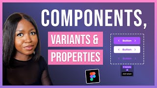 Figma Components Variants amp Properties for beginners 2024 [upl. by Gregoor992]