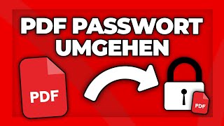 PDF Passwort entfernen  entschlüsseln kostenlos auf Handy amp PC  Tutorial [upl. by Natehc]