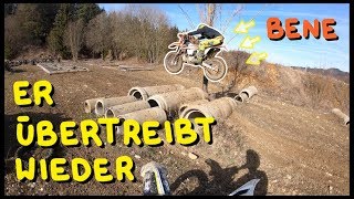 HILLCLIMBS UND ENDUROSPASS  BENE ÜBERTEIBT WIEDER [upl. by Moia]