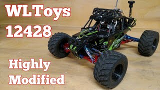 WLToys 12428 Highly Modified  Upgrade  Overview [upl. by Laekim150]