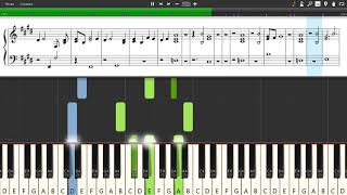 Tonari no Kaibutsukun OST  Tetsukazu no Kanjou  Piano tutorial and cover Sheets  MIDI [upl. by Saretta]