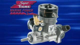 Spotlight SuperTigre 18 Inboard Marine Engine wSuper Start [upl. by Atirb]