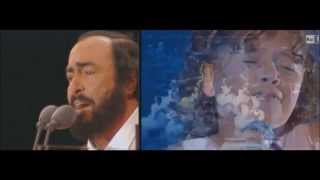 Caruso Maria Craciun and Maestro Pavarotti performing the most beautiful italian song [upl. by Seaden]