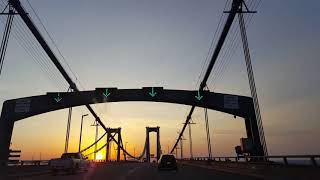 Crossing the Delaware Memorial Bridge [upl. by Fulmis]