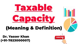 Taxable Capacity  Meaning amp Definition [upl. by Latham822]