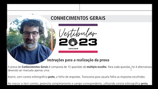 Correção e Comentários  Unicamp 2023  1ª Fase [upl. by Luhem]