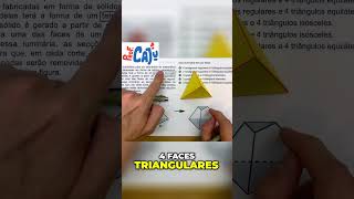 O que é um tetraedro truncado São expressões comuns no ENEM e tem que saber‼️enem matematica [upl. by Gratiana]