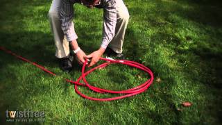 Roadee Hose Coiling Demonstration  httptwistfreecom [upl. by Allemat736]