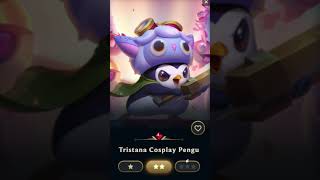 TFT  11  Tactician Tristana Cosplay Pengu  1star 2star and 3star [upl. by Baxie]