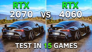 RTX 2070 vs RTX 4060  Test In 15 Games at 1080p  2023 [upl. by Aelaza]