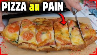 QUE DÉLICIEUX  Très délicieuse recette de pizza au pain pour le petitdéjeuner [upl. by Aehr]