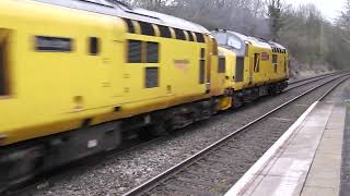 97302 97303 6Z37 Coleham Bescot Oakengates 11 01 24 [upl. by Dijam]