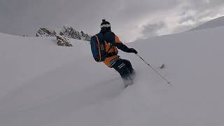 8 Janvier POW POW DAY Aiguille percée Tignes [upl. by Oirasec731]