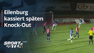 FC Eilenburg kassiert erste Heimniederlage  Sport im Osten [upl. by Rori]