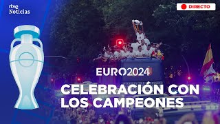 EUROCOPA 2024 CELEBRACIÓN de la SELECCIÓN con AUTORIDADES y AFICIÓN PARTE 2  RTVE [upl. by Terraj]