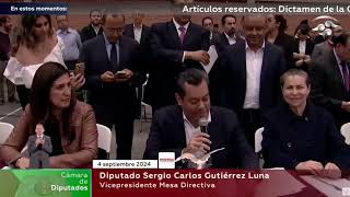 Cámara de Diputados aprobó en lo general y en lo particular el dictamen de reforma al Poder Judicial [upl. by Xeno]