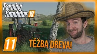 TĚŽBA DŘEVA  Farming Simulator 19 11 [upl. by Aecila]