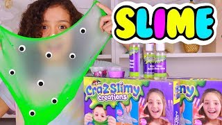 Ambi C  CraZArt Slime Kit Unboxed  Cra Z Slimy Creations Slime  Crazy Slime  Toy Unboxing [upl. by Daberath]