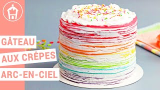 Gâteau De Crêpe Arcenciel 🌈 Trop Beau  Maison Des Desserts [upl. by Ellicott]