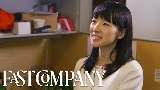 Marie Kondo Tidies My Desk And It’s LifeChanging  Fast Company [upl. by Yxor]