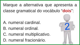 🔥 Português para Concurso Público  Classificação dos Numerais  Morfologia [upl. by Aneekahs822]