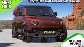 2025 Land Rover Defender Launched With New Powerful Engine amp Updated Interiors Captain Seats amp More [upl. by Raynold]