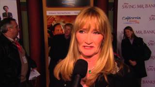 Saving Mr Banks Karen Dotrice World Premiere Interview  ScreenSlam [upl. by Chiarra]