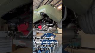 Porsche 964 restomod engine rebuild and upgrade to 38L 🙌🏼 aircooledporsche porsche [upl. by Ahsilif]