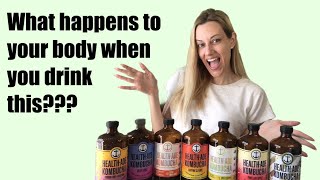 KOMBUCHA TEA Doctor Explains 5 Health Benefits [upl. by Eema]